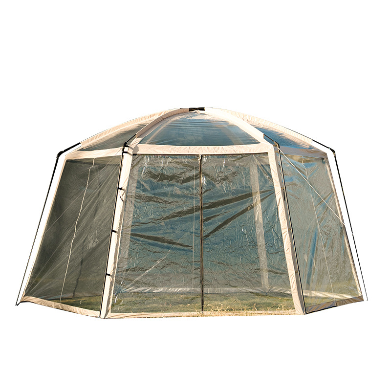 Outdoor sunroom, hexagonal starry sky tent, transparent campsite, bubble house campsite, winter heating, swimming pool tent, camping Item Picture