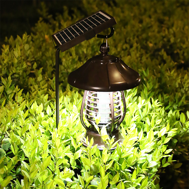 太阳能灭蚊灯户外家用防水灭蚊器室外花园捕蚊器驱蚊灯电击式灭蚊细节图