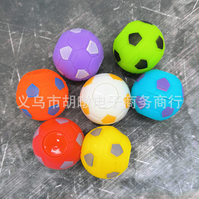 Mini fidget Spinner 35mm Finger football spinner stress-relieving toy Flash Magic finger Spin basketball