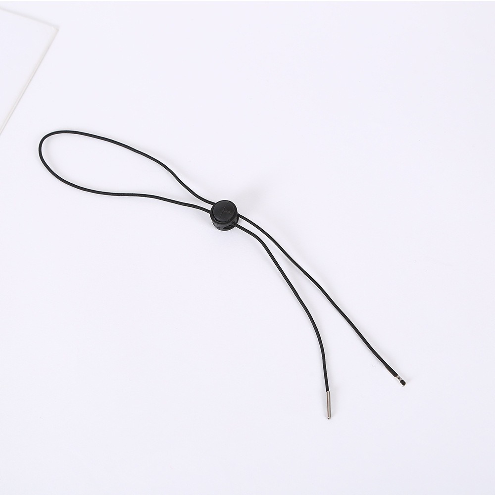 Black and white windproof rope, elastic straw hat, fisherman hat windproof rope, suitable for all kinds of hats, anti-drop magic tool, sun hat accessory Application Scenario