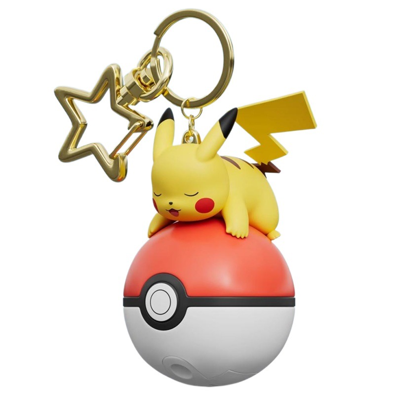 Pokemon MOE Sprout Light Series Pendant, Cartoon Poke Ball keychain, Poga and Magic Frog Seed Backpack accessory Item Picture