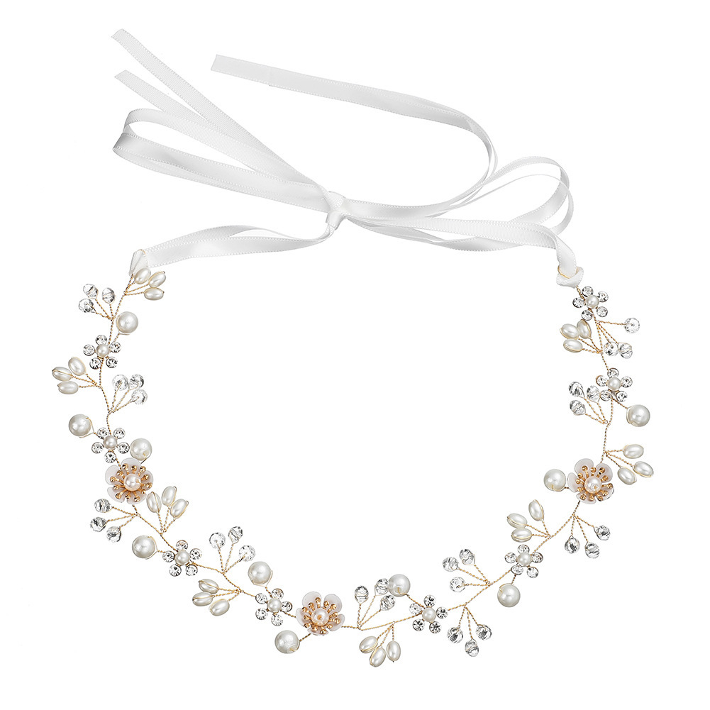 New cross-border popular bride headwear from Europe and America, versatile hair bands, wedding accessories, wedding hair bands, headwear and hair bands Item Picture