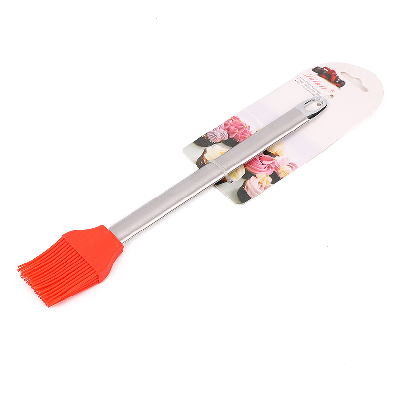 DIY baking tools, red silicone brushes, barbecue brushes, oil brushes, cake sweeping, barbecue grills, kitchen utensils wholesale details Picture