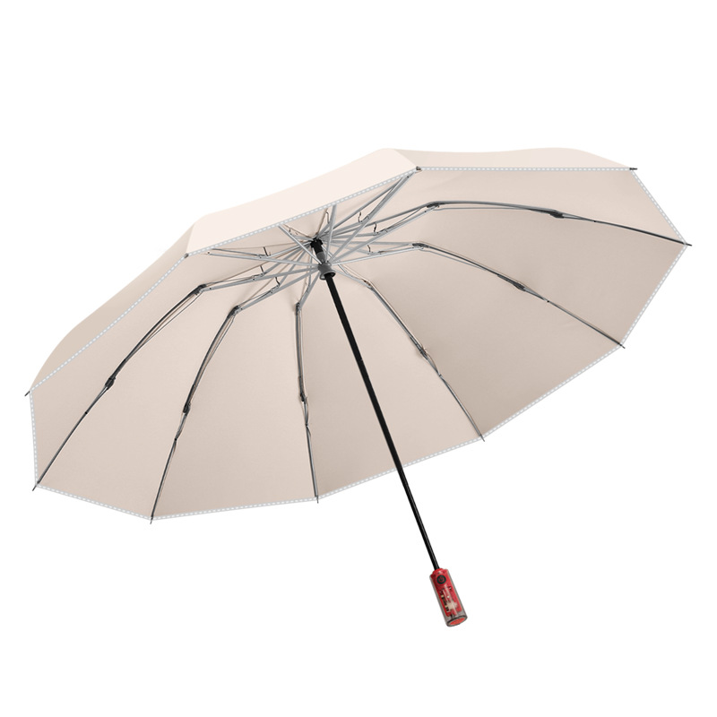 10-bone fully automatic mechanical reverse folding umbrella for men, safety, anti-rebound, explosion-proof, reinforced and wind-resistant, large size Application Scenario