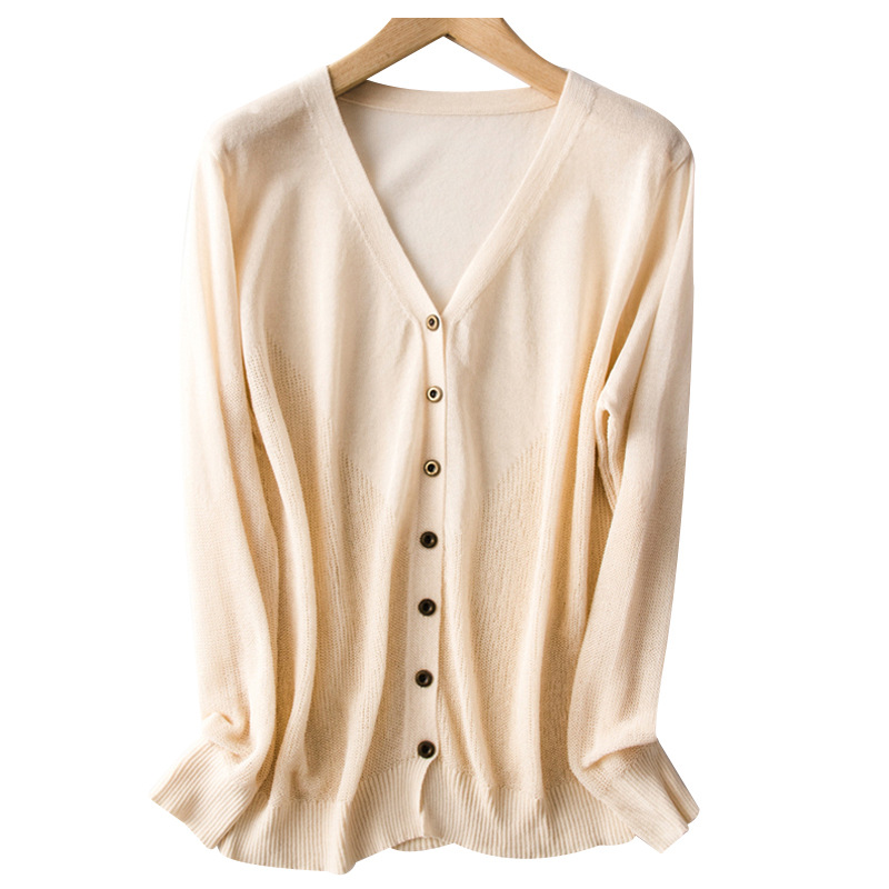 Knitted cardigan for women, spring knitted coat, long-sleeved sweater, cardigan, large-sized autumn coat, cross-border sweater coat for women Item Picture