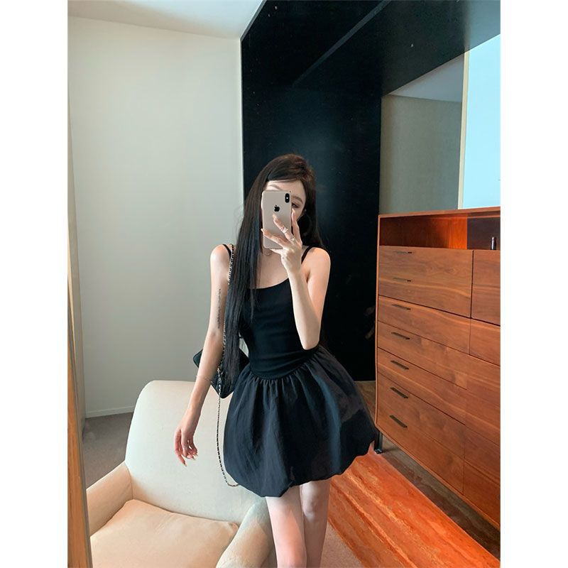 吊带裙性感/女装/裙子面料质感/白色连衣裙/连衣裙产品图