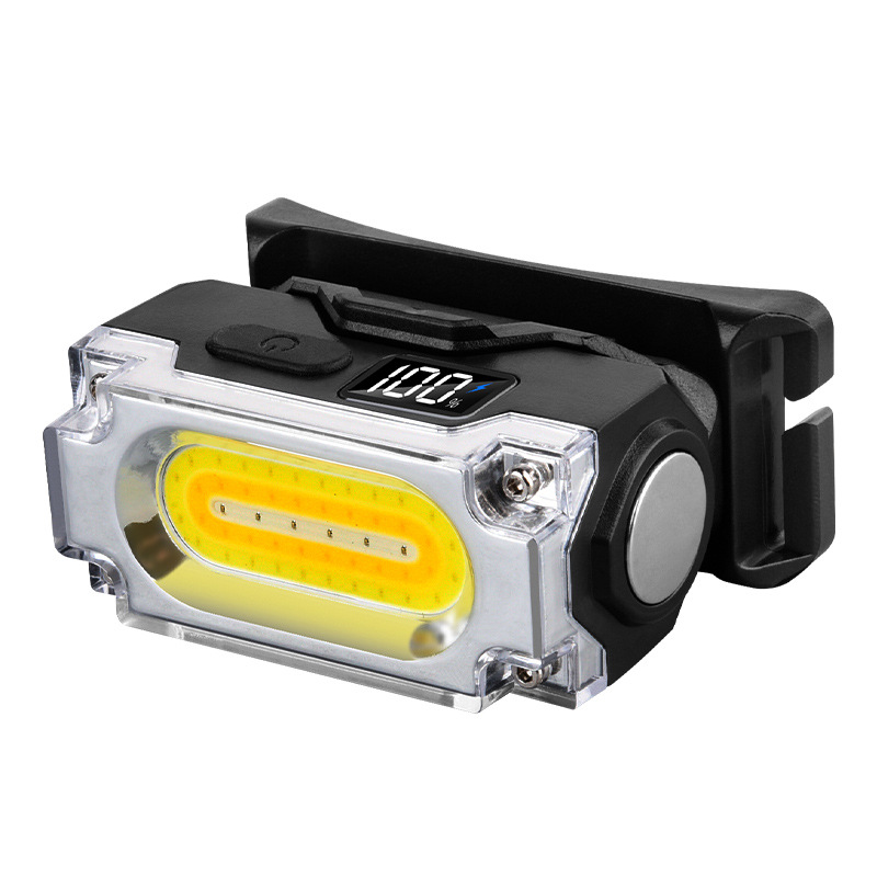 Outdoor hat clip light, night fishing light, battery level display, fishing headlamp, rechargeable, waterproof, emergency light, rechargeable Item Picture