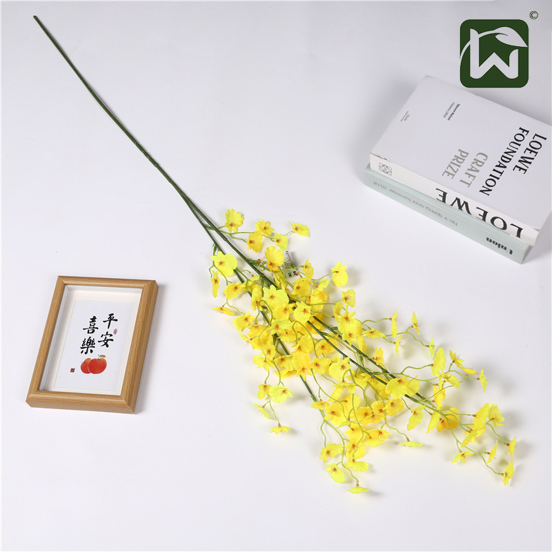 Direct sales and wholesale of 2024 new wedding decoration bridal bouquets from the manufacturer. Yellow butterfly wedding celebration Item Picture