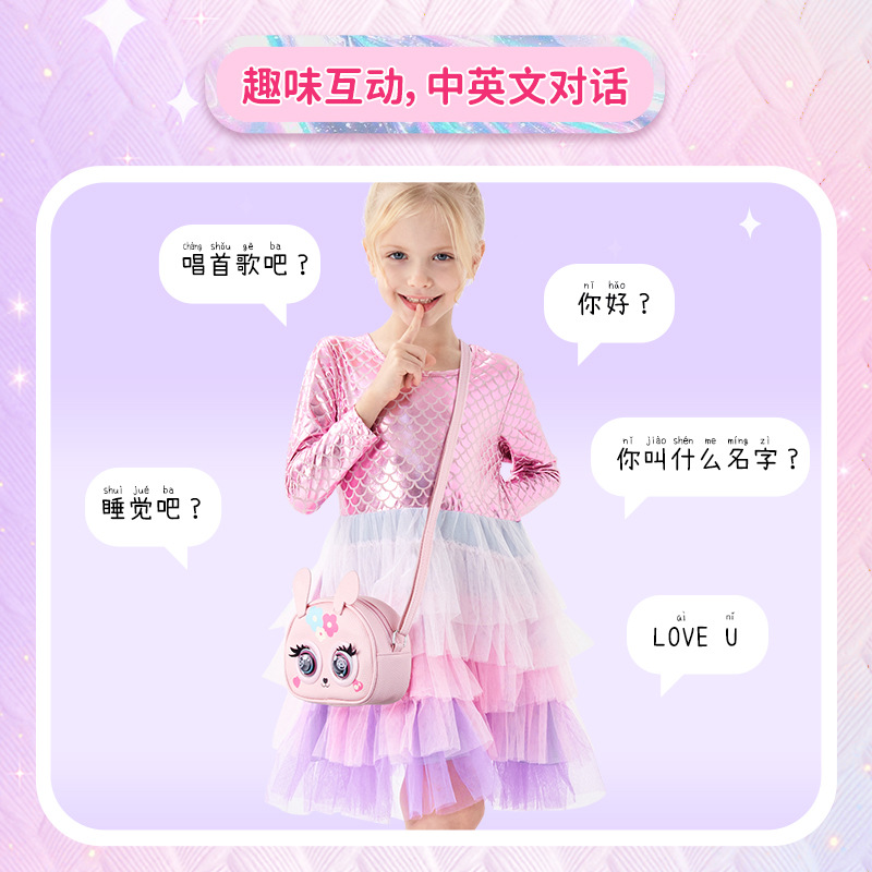supercute Fashionable Blinking intelligent Dialogue Interactive Girl Elf Backpack AI Toy Christmas Gift Specification image