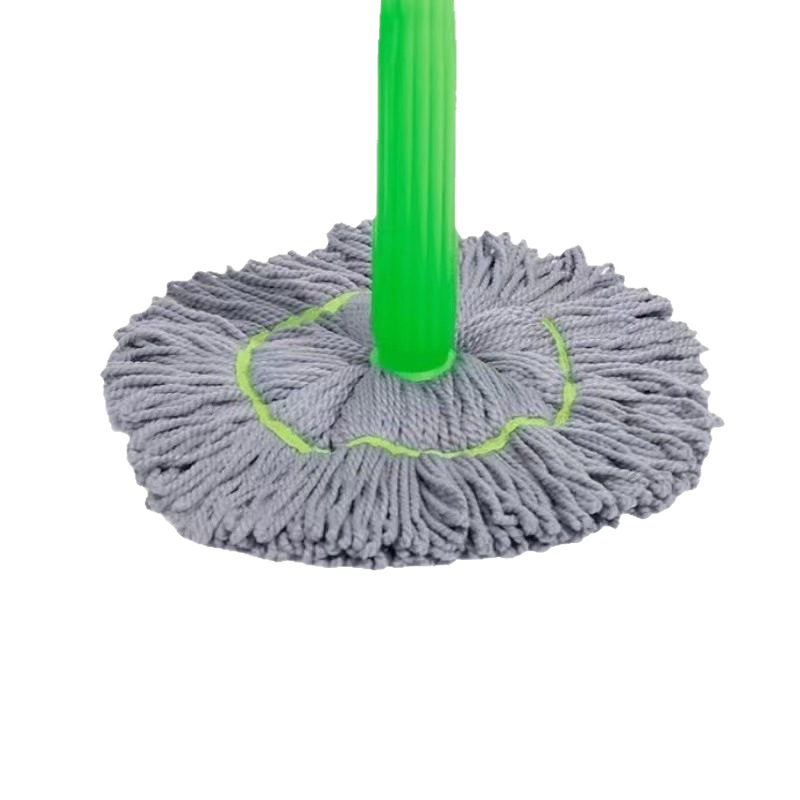 New hand-washing self-twisting rotating mop for household use, instant water squeezing, large water absorption and stain removal, dry and wet dual-purpose rotating mop Item Picture