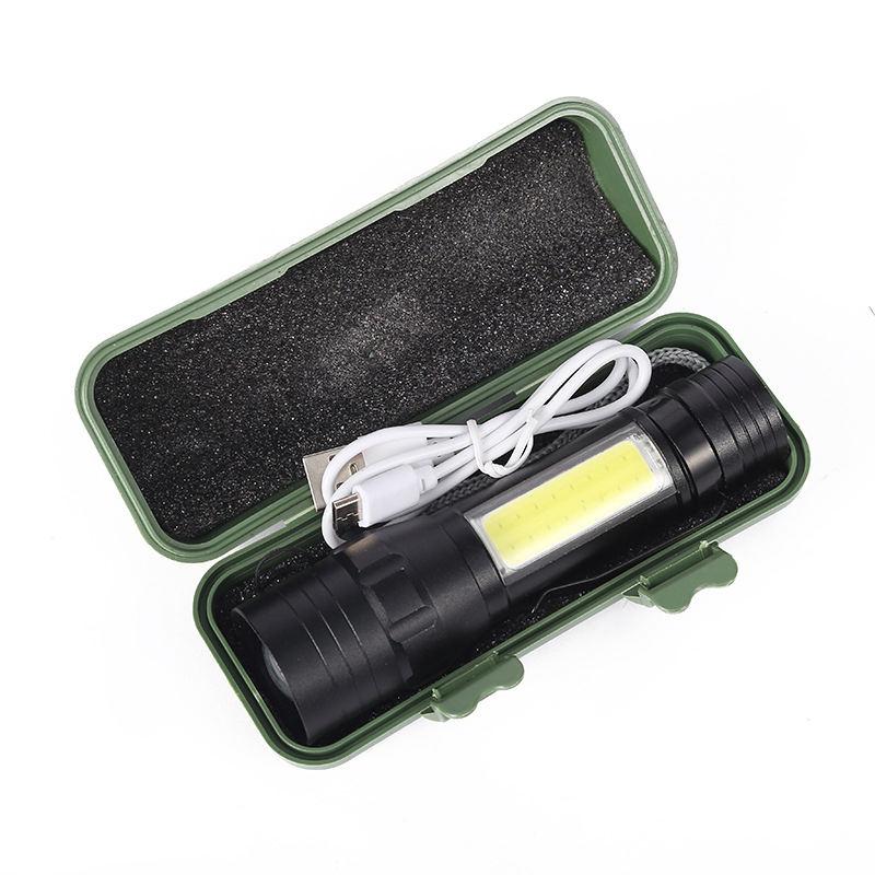 Aluminum alloy high-power tactical flashlight, small portable strong light flashlight Application Scenario