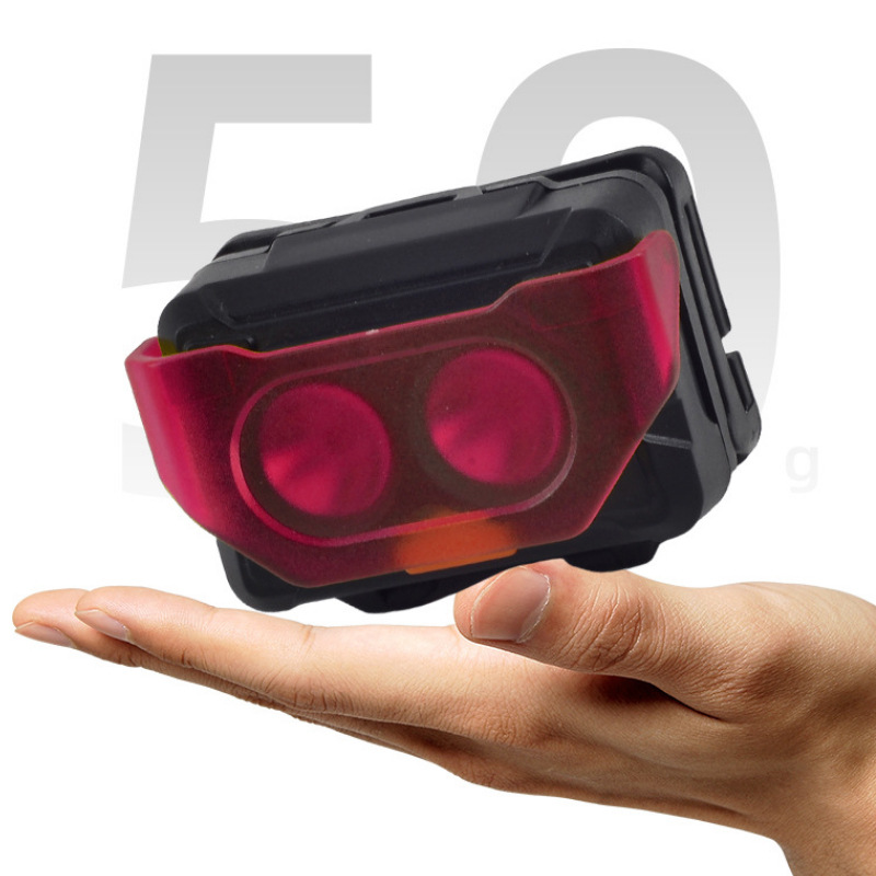 High-power COB headlamp, long-lasting lithium battery, high-intensity portable head-mounted night riding lamp, fishing headlamp, specially designed for outdoor use details Picture