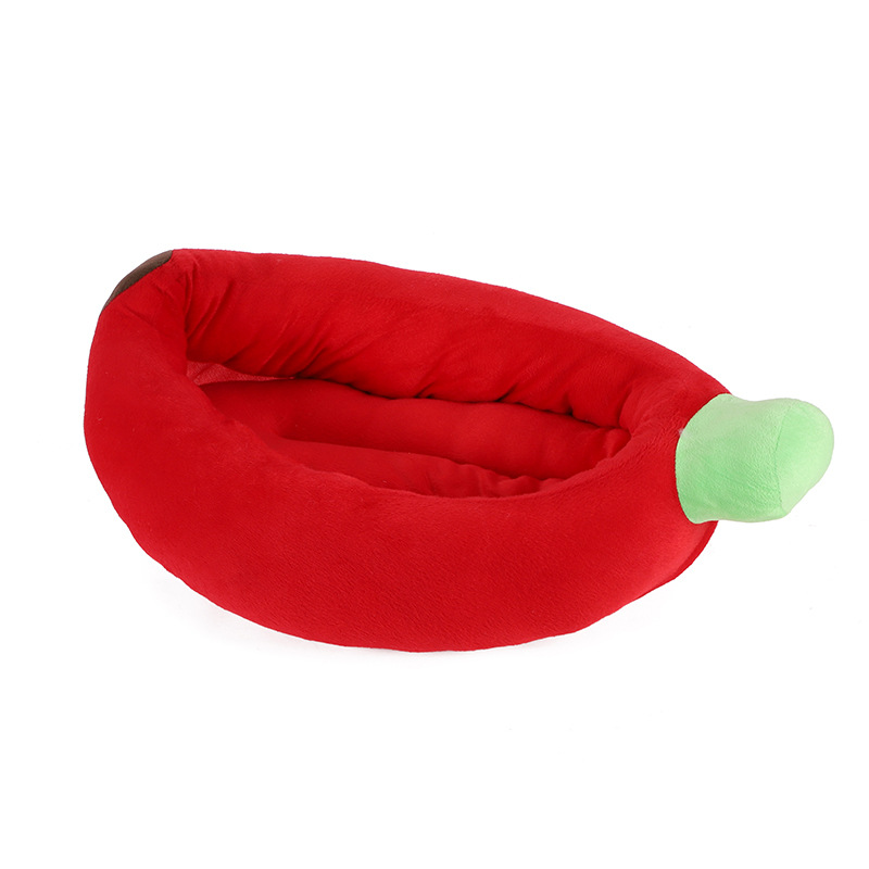 Banana pet beds, cat beds, dog beds, cross-border super soft pet pads, thickened anti-slip, detachable and washable, wholesale for small and medium-sized dogs Item Picture
