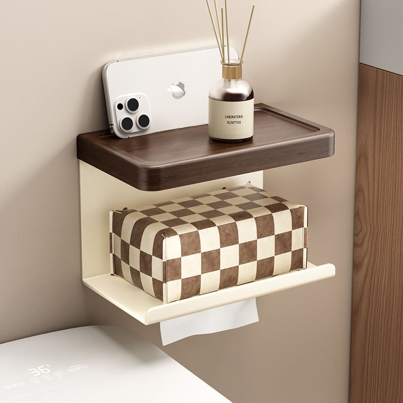 Toalla de papel para el baño hotel sin perforación wall mount roll stand toalla de papel para el baño toalla de papel extraíble