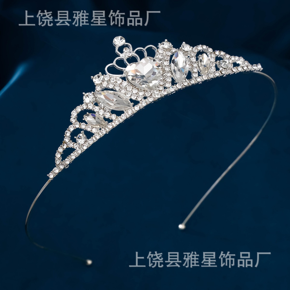 Children's crown hair accessories, princess and girl crowns, crystal hair bands, ballet performance crowns, children's birthday hair accessories Specification image