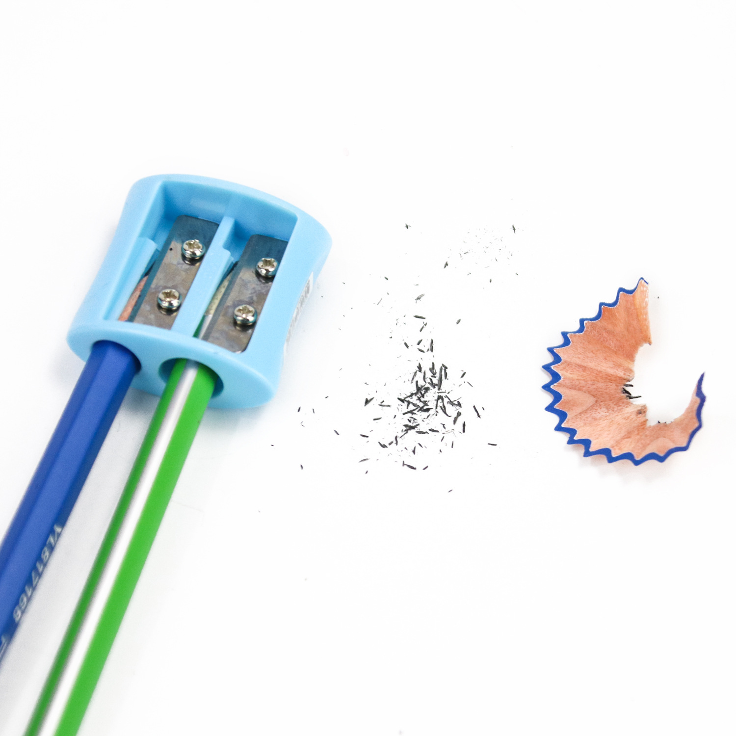 YALONG wholesale high-quality office supplies plastic double-hole standard pencil sharpeners Specification image