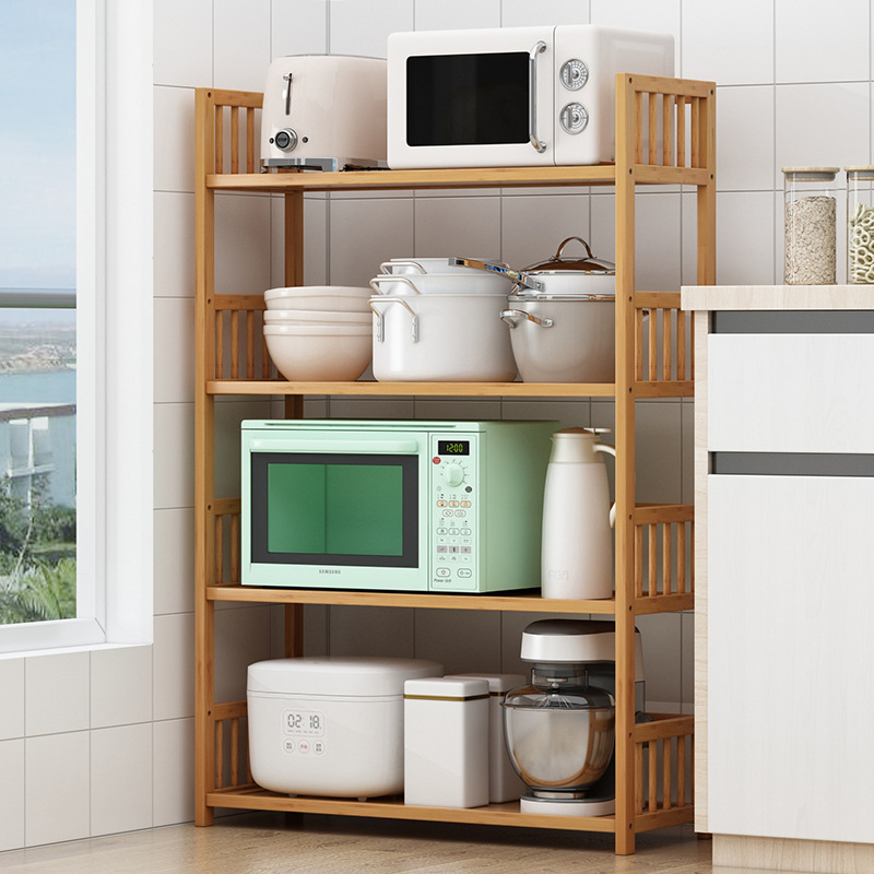 简易落地多层室内置物架客厅厨房浴室收纳整理架组装层架网红书架