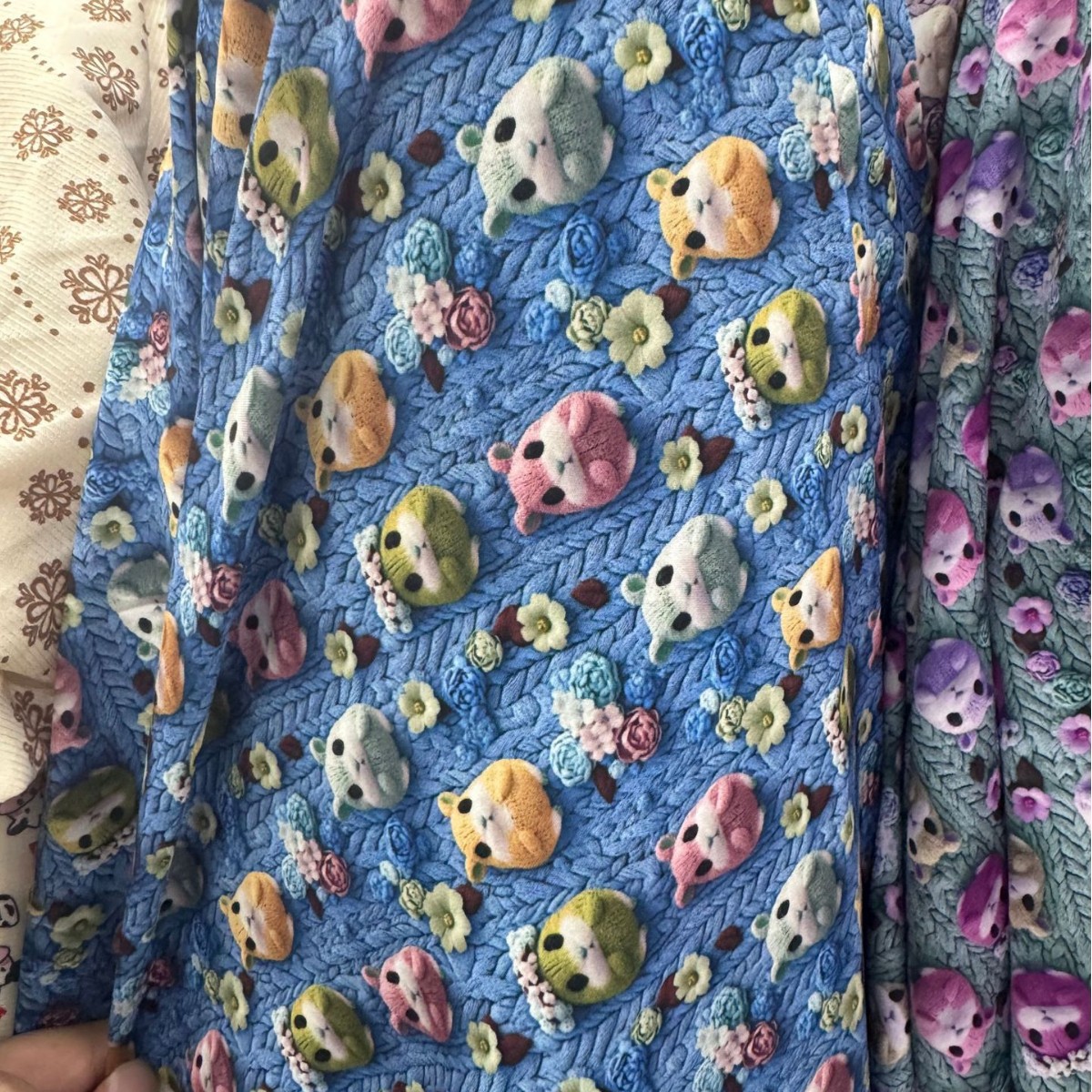 The new four-sided elastic 5D printed fabric cartoon clothing fabric and dress fabric are bestsellers on cross-border Amazon Application Scenario
