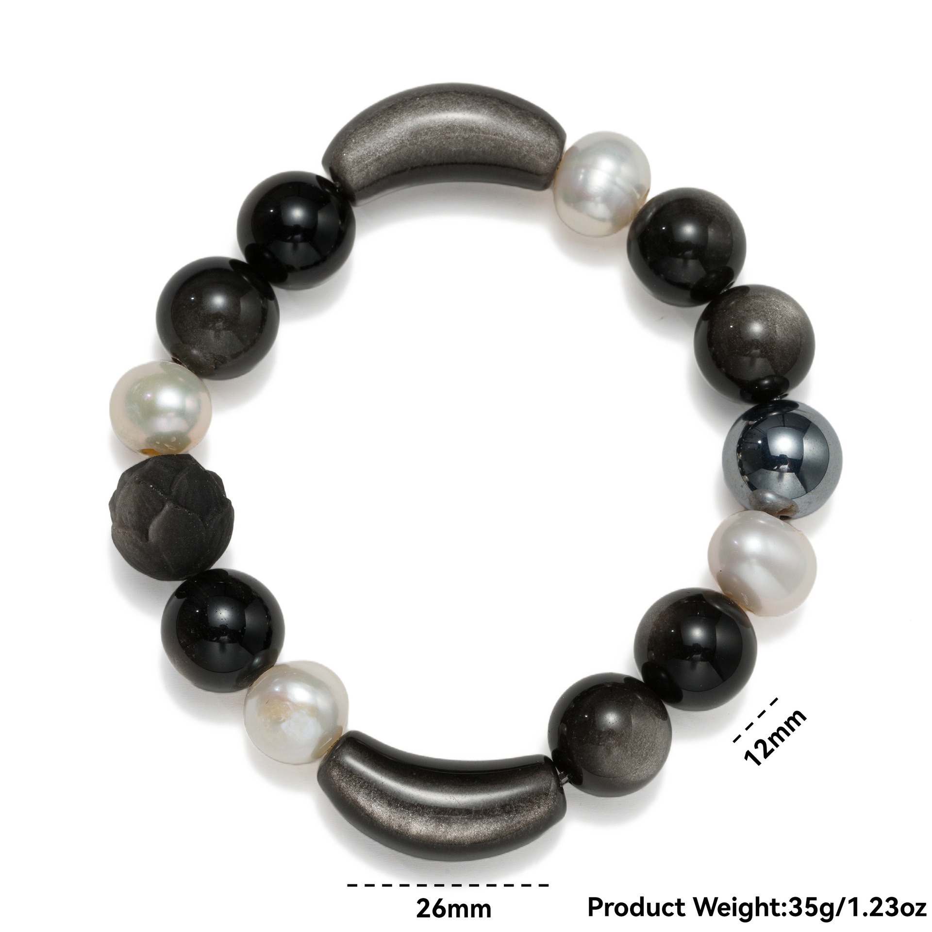 Curvo de piedra natural jinyao blue gold mancuernas de mano para hombres y mujeres de alto nivel sentido de diseño sentido pulsera de cuentas turquesa perlas de cristal Application Scenario