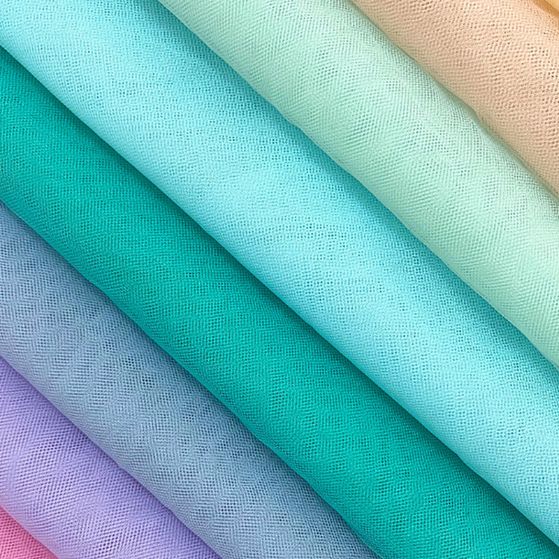 厂家供应网纱布料童装纱裙婚庆装饰软网纱连衣裙网纱蚊帐网眼布