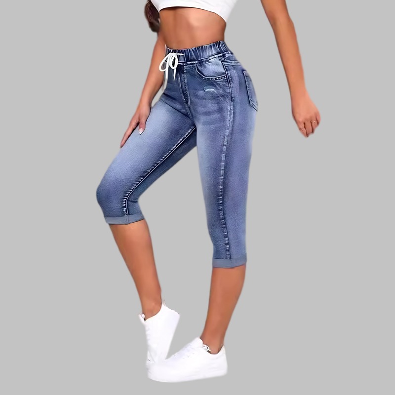 女式牛仔裤实物图