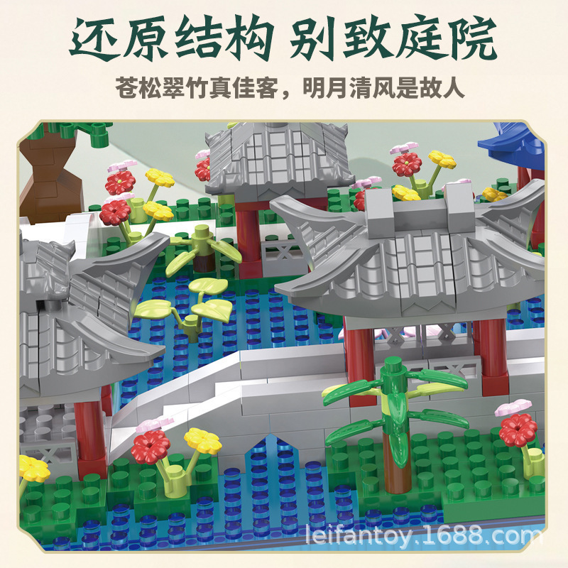 Hangzhou West Lake Children's Intelligence Building Toys Gift toys compatible with Lego birthday presents for boys and girls details Picture