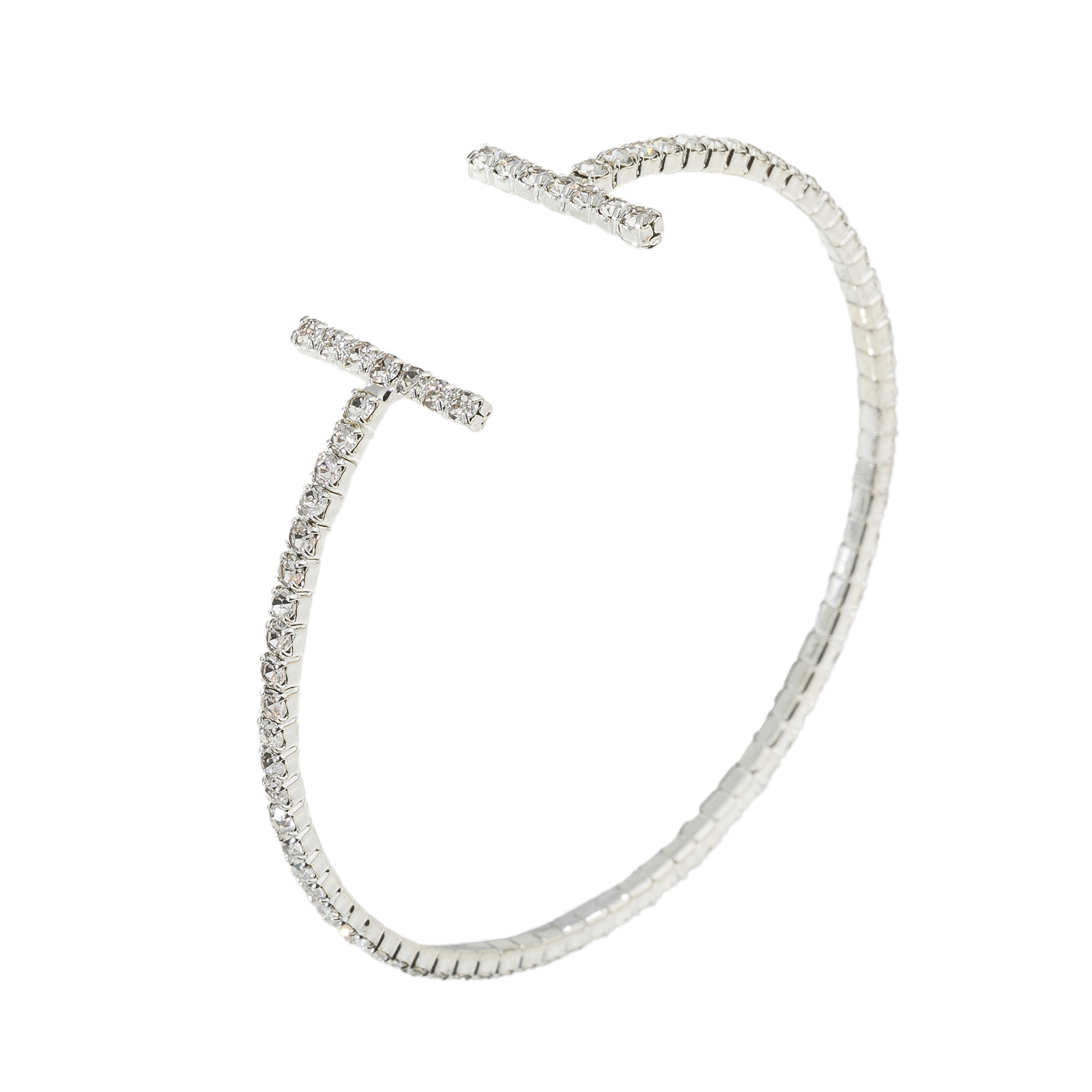A new cross-border Korean version single-row water diamond Bracelet, a sexy streetwear accessory for women in the European and American fashion style Application Scenario