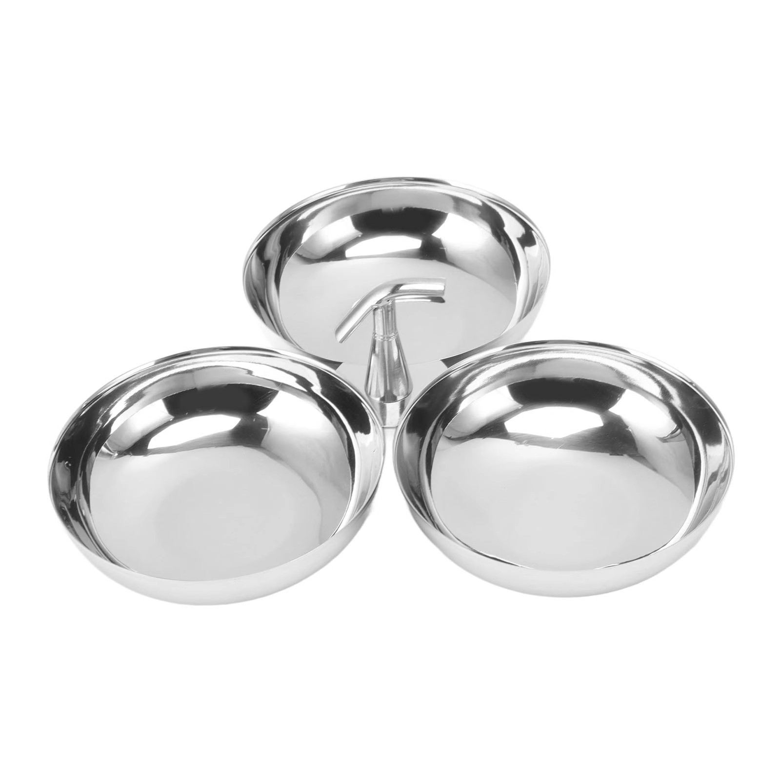 Cross-border light luxury high-end stainless steel dried fruit tray, home creative living room coffee table, fruit plate, snack bowl, fruit plate