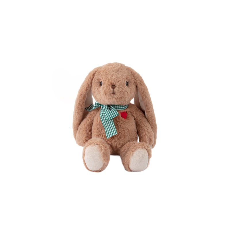 A genuine and cute doll, a heart-shaped rabbit plush toy, a soothing and sleeping doll, a claw machine doll, a birthday gift Item Picture