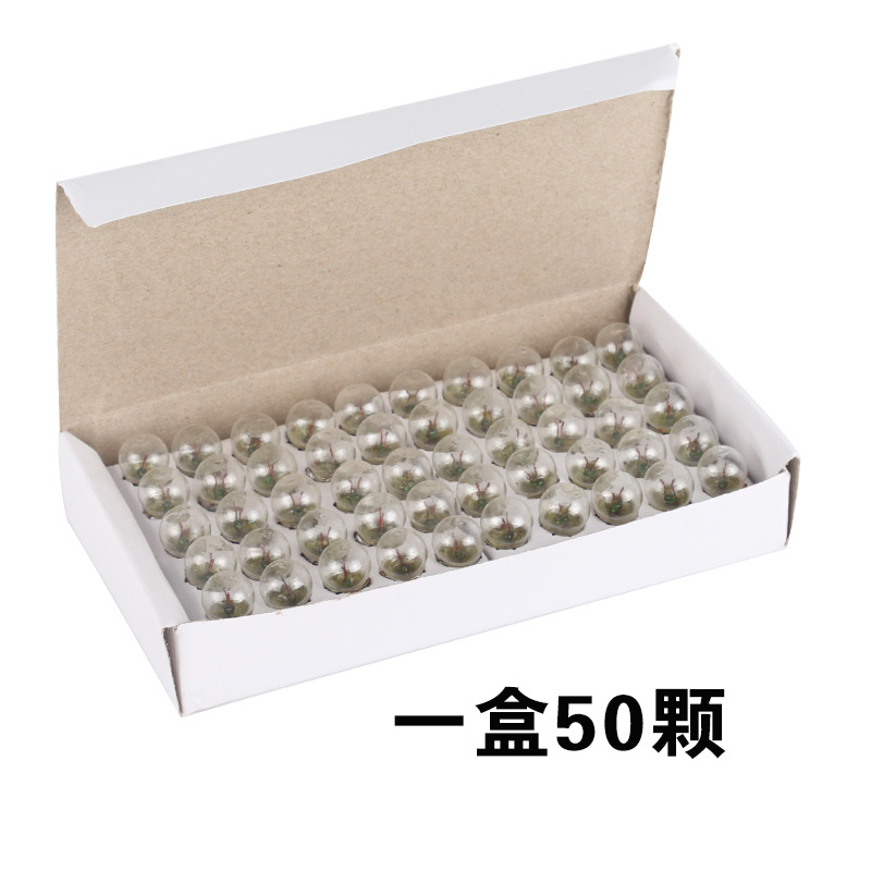 1 small screw-type bulb, small lamp socket, 2.5V, 3.8V, 1.5V, 6V, physics teaching experiment small bulb Item Picture
