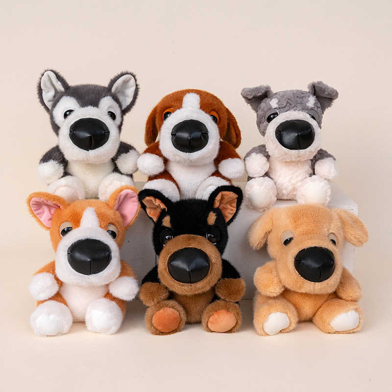 New plush toys, casual big-headed dog figurines, puppy dolls, companion children's gifts, wholesale for export
