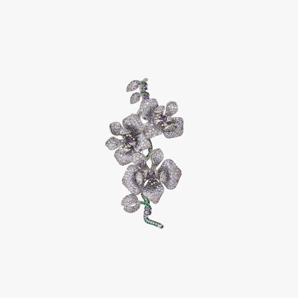 布艺胸针/丹桃/胸针/斋月花圈/蛤蜊油白底实物图