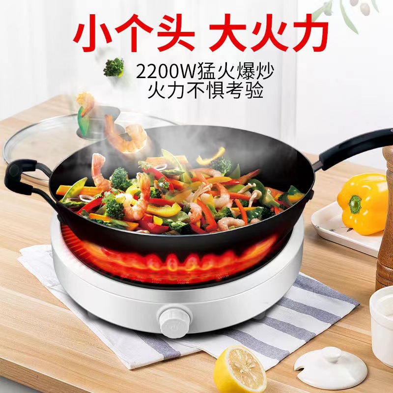 海外商用迷你电磁炉2200W 大功率 防水防干烧 小型餐饮专用 耐用款细节图