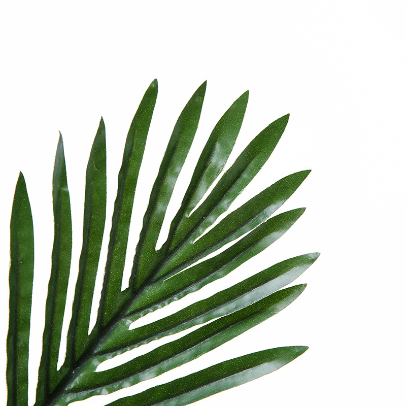仿真散尾葵叶 拍摄摄影道具椰子树叶 仿真绿植插花配件 散尾葵叶详情图2