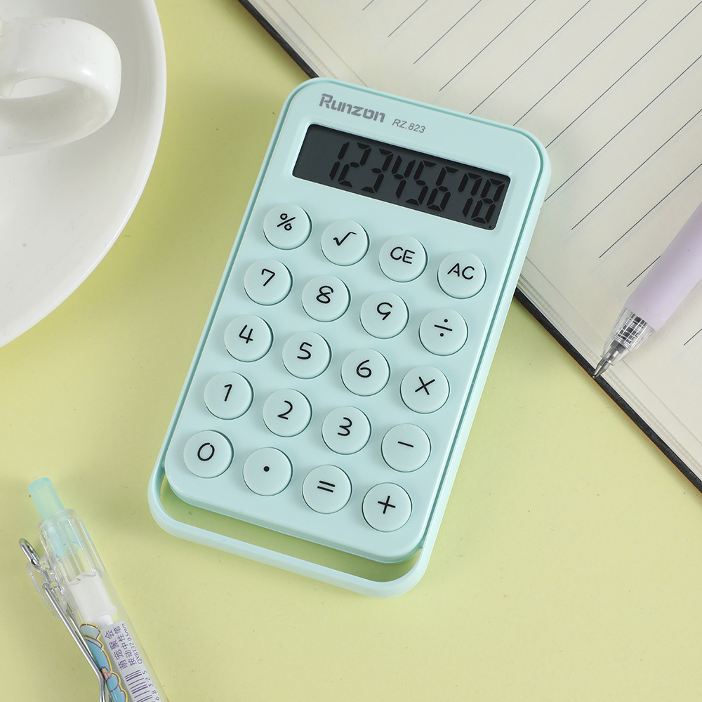 Wholesale of RZ-823 new high-appearance level calculator, mini dopamine color calculator, portable and cute computer Application Scenario