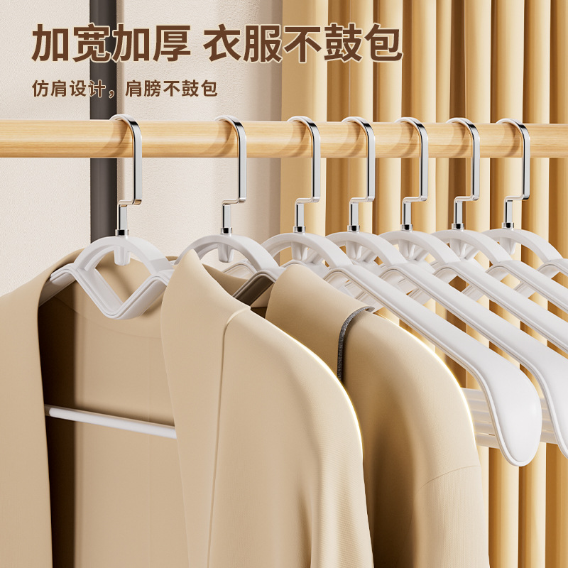 衣架/实木衣架/植绒衣架/衣架服装厂/翼型晾衣架产品图