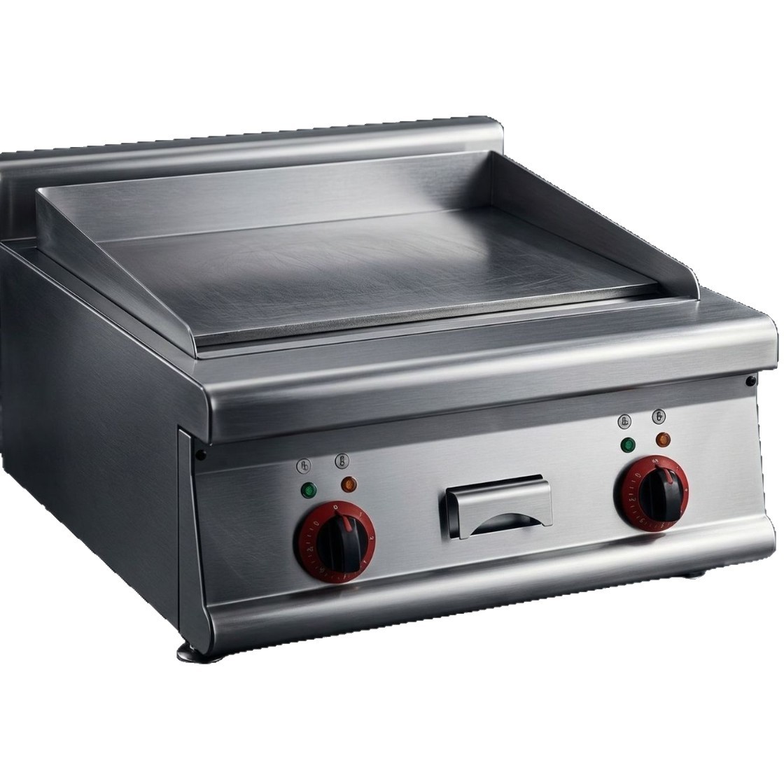 Kaiping countertop gas flat grill, teppanyaki hand-grabbed pancake grill, street vendor commercial frying pan grill, kitchen equipment Item Picture