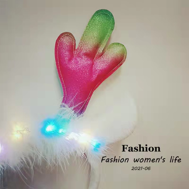 发光头箍实物图