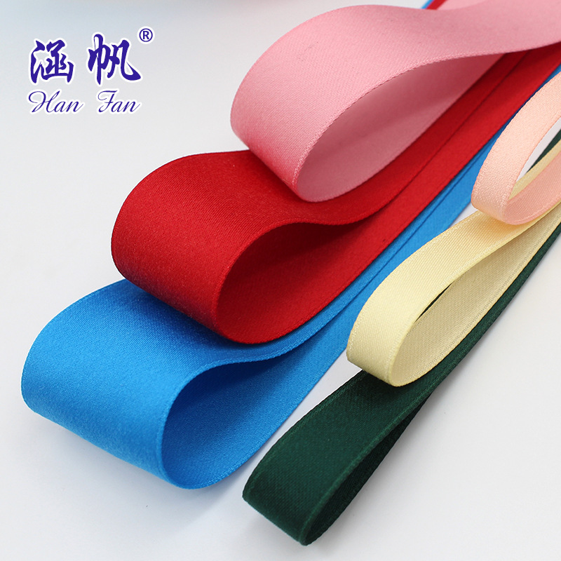 涤棉带 韩国哑光涤棉织带 发饰diy材料棉质感丝带 双面涤棉缎带