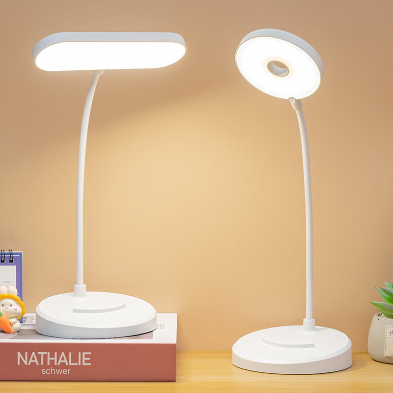 Desk lamp for study, eye-protecting, doing homework, plug-in charging model for study, bedside in dormitory, high-end feel for setting up a stall in bedroom Application Scenario
