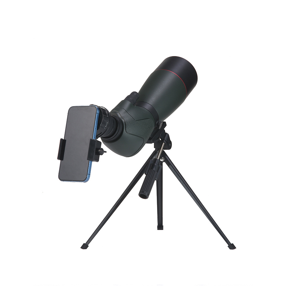 New 20-60x70 dark green monocular telescope, high-power high-definition ED astronomical telescope, large-aperture bird-watching mirror Item Picture
