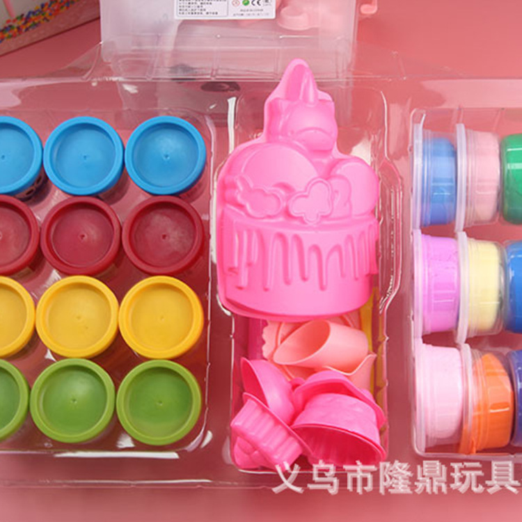Perlebao DIY pastel pastel pastel pastel pastel pastel pastel pastel pastel pastel de harina super ligero juego de arcilla puzzle niños juguete de plastilina cristal definido Specification image
