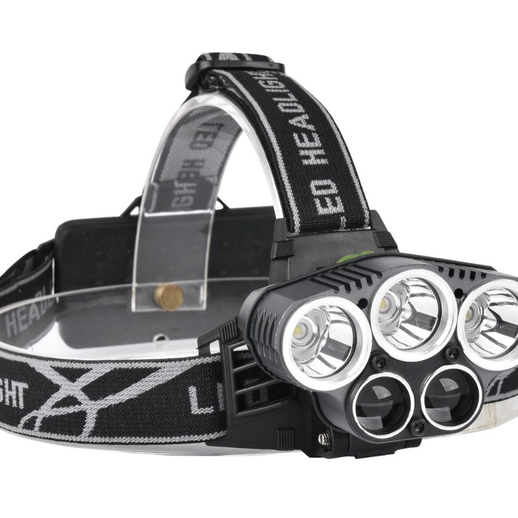 Cross-border XPE+COB headlamp Type-c charging headlamp Portable 5LED sensor headlamp red light sensor headlamp Item Picture