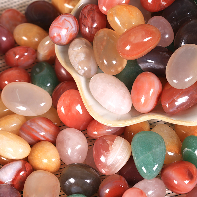 Nanjing Yuhua stone fish tank landscape stones, small stones, aquarium five-color stones, hydroponic flowerpots, pebble water plant tanks, Yuhua Application Scenario