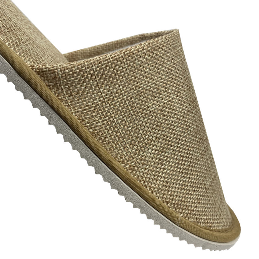 Artículos de hotel 5 estrellas hotel desechable zapatillas homestay hospitalidad antideslizante engrosado algodón paño zapatillas fabricante al por mayor Item Picture