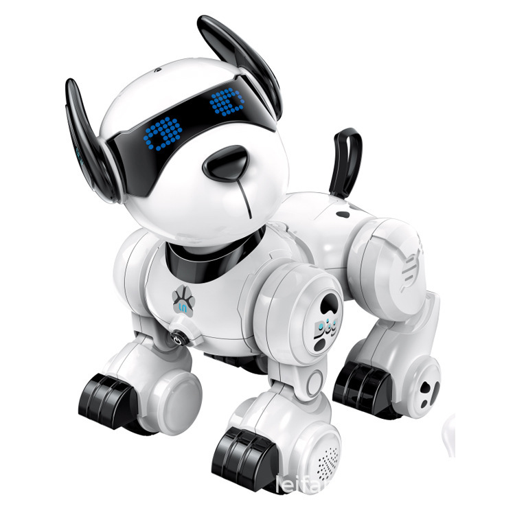 Cross-border electric pet robot dog, children's early education remote control programming stunt dog, intelligent bionic pet dog toy