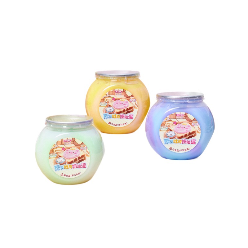 The popular new product, thick milk toast cream puree, is fun to squeeze and relieve stress. It has a high appearance level and is available for wholesale from the slime factory Item Picture