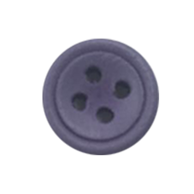 Factory direct sales of four-eye solid line wooden buttons for children's hats, wooden handcrafted diy buttons for trousers Item Picture