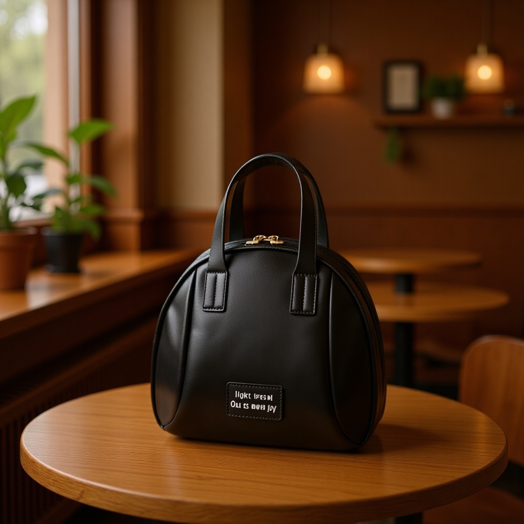 PU leather double-handed large-capacity makeup storage bag, simple and elegant, solid-color portable storage travel toiletry bag