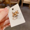 The niche and fashionable design sense of the zodiac year Wooden Horse ear bone clip is elegant, light luxury, simple and cute, versatile, and has no ear holes details Picture